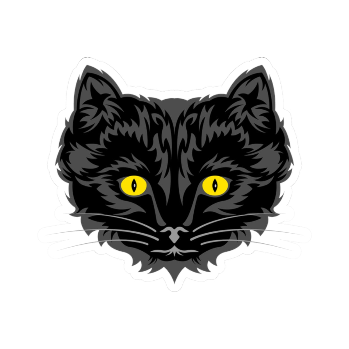 Kiss-Cut Stickers - Face kitten